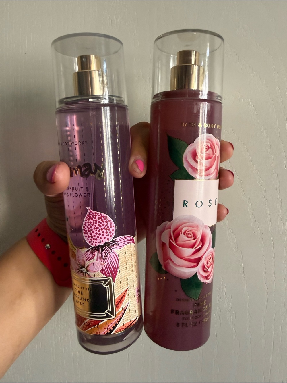 Two Bath & Body Works Rose Fine Mist